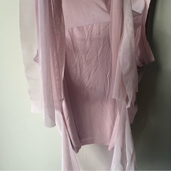 Rebel Wilson X Angels Women's Plus Size 2XL Long Mesh Overlay Sleeveless Top - Picture 8 of 11